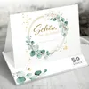 50 Tischkarten 'Schön, dass du da bist', Greenery Efeu Produktbild-Vorschau 1