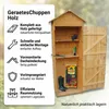 Mucola Gerätehaus Geräteschuppen Gartenschrank Produktbild-Vorschau 2