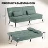 COMHOMA Sofa Schlafsofa mit Schlaffunktion, Klappsofa, Produktbild-Vorschau 6