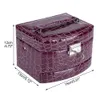 3-lagige Schmuckaufbewahrungsbox für Halsketten und Ringe – Produktbild-Vorschau 5