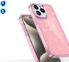 Glitter Case für Iphone 16 Pro Max - Rosa mit Glitter Produktbild-Vorschau 7