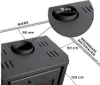 Sporák na drevo Balkan Energy Bianca 8,5 kW Náhľad obrázku produktu 6