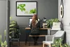 Bild 100x70 MDF-Rahmen Wandkunst Natur Blütenblätter Produktbild-Vorschau 3