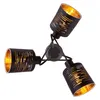 Deckenleuchte, Nachbildung Stanzungen, schwarz-gold, 40 cm, Produktbild-Vorschau 8