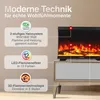 KAMINIO Elektrický krb LEA – Elektrický krb 3 v 1 s Náhľad obrázku produktu 3
