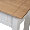 vidaXL Konzolový stolek bílý 110x40x72 cm Borovice Panama Náhled obrázku produktu 6