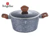 A Berlinger Haus granite pot with a glass lid and wooden handles, presented on a white background. Náhľad obrázku produktu