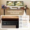 COSTWAY scrivania regolabile in altezza 140 x 70 cm, Anteprima dell’immagine prodotto 5