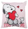 The Peanuts Snoopy Kissen - You and Me Plüsch Dekokissen Produktbild-Vorschau 1