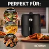 Bomann® Heißluftfritteuse mit 360° Air-Flow | Öl- und Produktbild-Vorschau 5