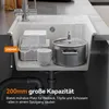 HOROW Granieten spoelbak voor de keuken, wit - 1 bak, Productafbeelding-voorbeeld 3