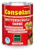 Consolan Wetterschutzfarbe, Holzschutz, Moosgrün, 750 ml Produktbild-Vorschau 8