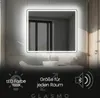 Badspiegel mit LED Beleuchtung 200x50 cm Naomi - Horizontal Produktbild-Vorschau 1