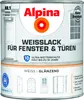 Alpina Weißlack für Fenster & Türen 2 L weiß glänzend Produktbild-Vorschau 1