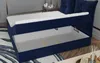 Boxspringová postel PINELOPI - 200x200, modrá Náhled obrázku produktu 2