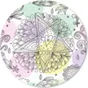 MuchoWow® Mauspad Mousepad Mädchen - Blumen - Sterne - Produktbild-Vorschau 1