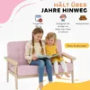 Detské kreslo AIYAPLAY, detská pohovka s dreveným rámom, Náhľad obrázku produktu 5