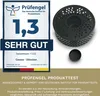 Creano schwarzes Stövchen "Leaf" aus Edelstahl mit Produktbild-Vorschau 2