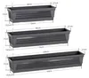 Plastard selbstwässernd Blumenkasten 100 cm Anthrazit Produktbild-Vorschau 4