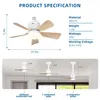 Ventilateur de plafond AIORBER à LED avec éclairage, aspect Voir les images du produit 7