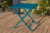 2-Sitzer-Garten-Essgruppe aus entenblauem Aluminium Produktbild-Vorschau 5