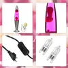 Lavalampe Pink Silber 42 cm Stimmungslicht Tischleuchte Produktbild-Vorschau 4