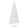 Möbel Weihnachtsbaum zum Schmücken Weiß 180 cm Massivholz Produktbild-Vorschau 5