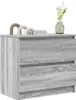 vidaXL TV-Schrank Grau Sonoma 60x35x54 cm Holzwerkstoff Produktbild-Vorschau 4