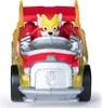 A toy vehicle with a character in the driver's seat, shown from the front. Produktbild-Vorschau