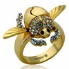 Goebel Aladdin Gold Scarabäus Ring, Disney, Käfer Ring, Anteprima dell’immagine prodotto 1