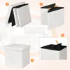 EUGAD Sitzhocker mit Stauraum, Faltbar, Fußhocker, aus Produktbild-Vorschau 7