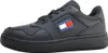 A black Tommy Hilfiger sneaker shown from the side. Anteprima dell’immagine prodotto