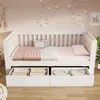 Rozkládací pohovka Flieks, dřevěná postel 90 x 200 cm se 2 Náhled obrázku produktu 2