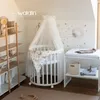 Waldin Babybett OWAL Kinderbett 7in1 mit Matratze, Produktbild-Vorschau 5