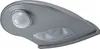 A close-up, studio shot of a gray LED outdoor light fixture with a motion sensor. Voir les images du produit