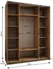 MEBLE KRYSPOL LUX 3 Schrank - 245,5x190x64cm - Schwarz, Produktbild-Vorschau 7