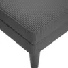 vidaXL Chaiselongue mit Kissen Dunkelgrau Cordstoff Produktbild-Vorschau 6