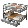 Etagenbett mit Lattenrost, 140x200 cm, Kinderbett mit Produktbild-Vorschau 1