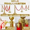 4-teiliges Personenleitsystem mit Kordel Absperrung Produktbild-Vorschau 5