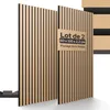 AREBOS Chêne Panneaux acoustiques 120x60 - Jeu de 2 Voir les images du produit 1