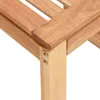 vidaXL Sgabello da bagno 40x30x46 cm in legno massiccio di Anteprima dell’immagine prodotto 5