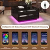 Merax Couchtisch mit LED-Beleuchtung und Stauraum, Produktbild-Vorschau 9