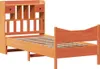 vidaXL Massivholzbett ohne Matratze Wachsbraun 75x190 cm Produktbild-Vorschau 3