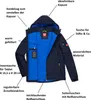 Mivaro Herren Winterjacke in Dunkelblau - Softshelljacke Produktbild-Vorschau 2