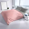 Baumwolle Bettwäsche-Set Renforcé 200x220 Rosa Raute, Graue Produktbild-Vorschau 5