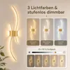 LED Wandleuchte Modern Innen Wandlampe Dimmbar 3000K-6000K Produktbild-Vorschau 2