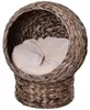 PawHut Rattan Katzenkorb Katzenhütte Katzenhöhle mit Kissen Produktbild-Vorschau 6