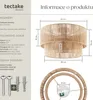 TecTake Lignea Lux, 1 žárovek, E27, Hnědá Náhled obrázku produktu 7