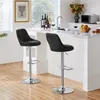 Yaheetech 2er Barhocker-Set Verstellbare Sitzhöhe 61,5 cm - Produktbild-Vorschau 2