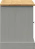 vidaXL Lavice na boty VIGO Grey 106x35x45 cm z masivního Náhled obrázku produktu 6